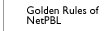 Golden Rules of NetPBL